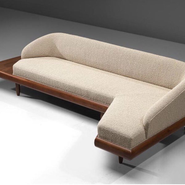 Modern L-Shape Wooden Base Sofa – Luxury & Comfort Combined